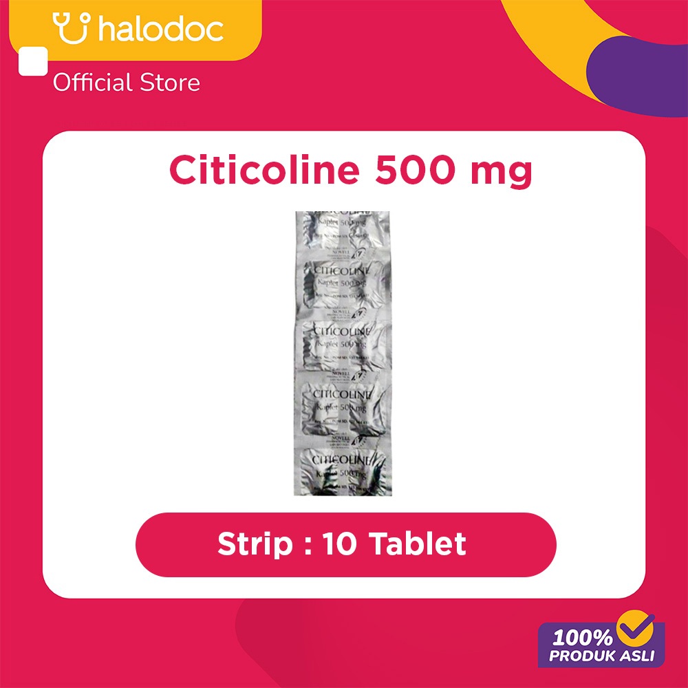 Citicoline 500 mg 10 Kaplet