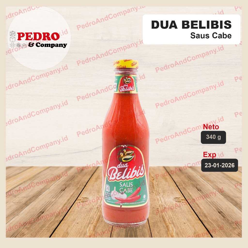 

Dua Belibis - Saus cabe/ chili hot sauce (340 ml) botol kaca