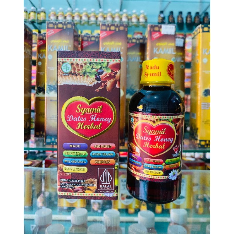 

SYAMIL DATES HONEY HERBAL FAMILY / MADU LENGKAP KELUARGA 200ml / 100% BAHAN ALAMI