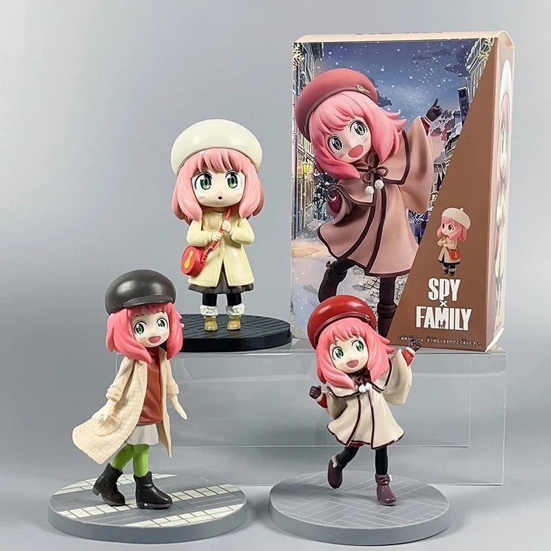 action figure spy x family anya forger mainan pajangan hiasan topper