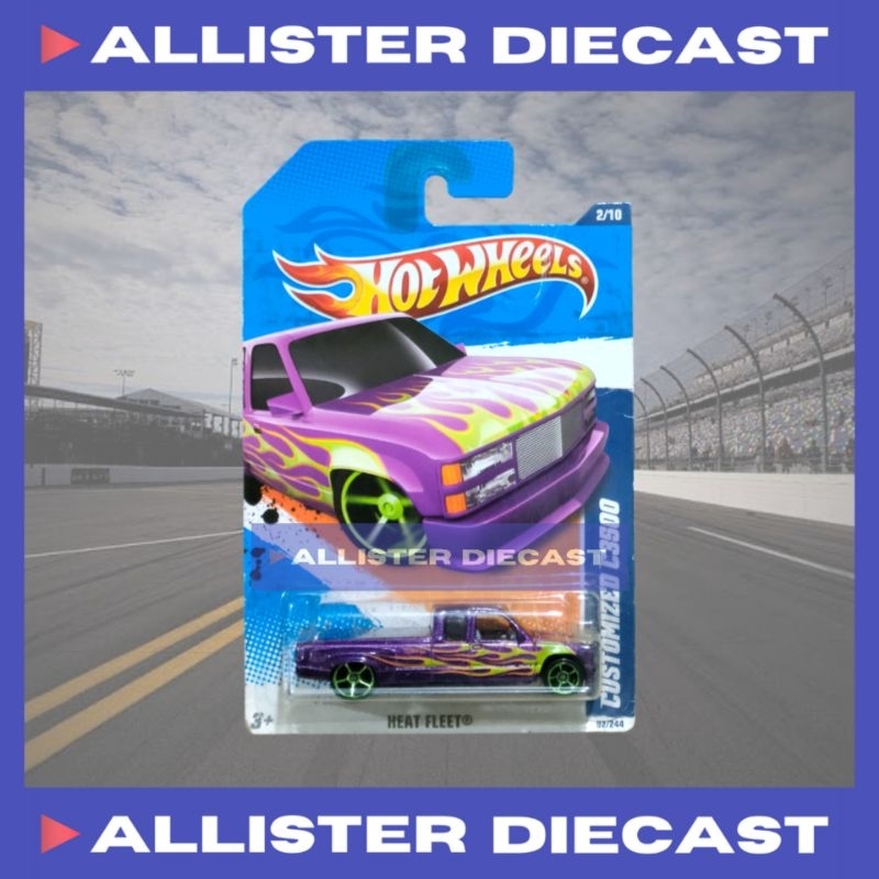 Hot Wheels Customized C3500 Ungu Hot Wheels Customized C3500 Heat Fleet HW Hotwheels Custom C3500