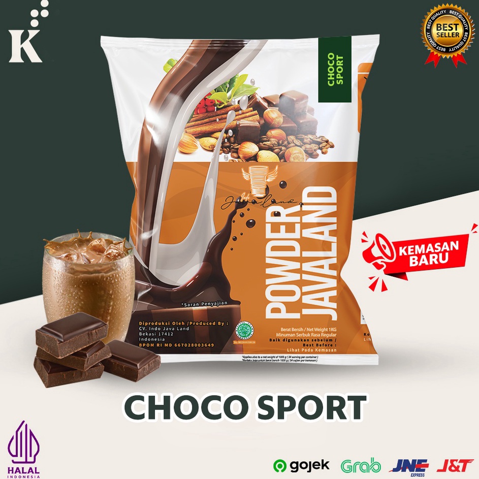 

KODE FTWM Bubuk Minuman Bubble Powder Drink Rasa Choco Sport ORIGINAL Javaland 1 kg