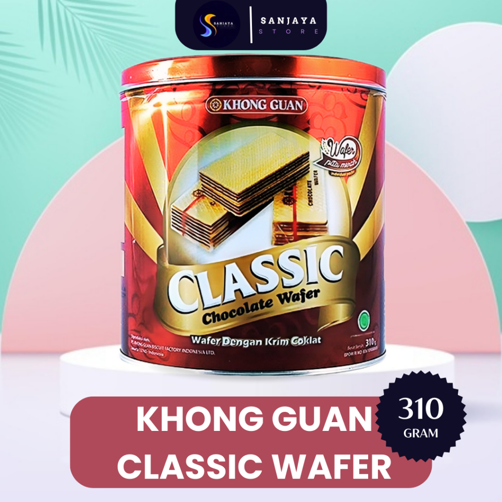 

Khong Guan Classic Wafer Chocolate Kaleng 310 gram