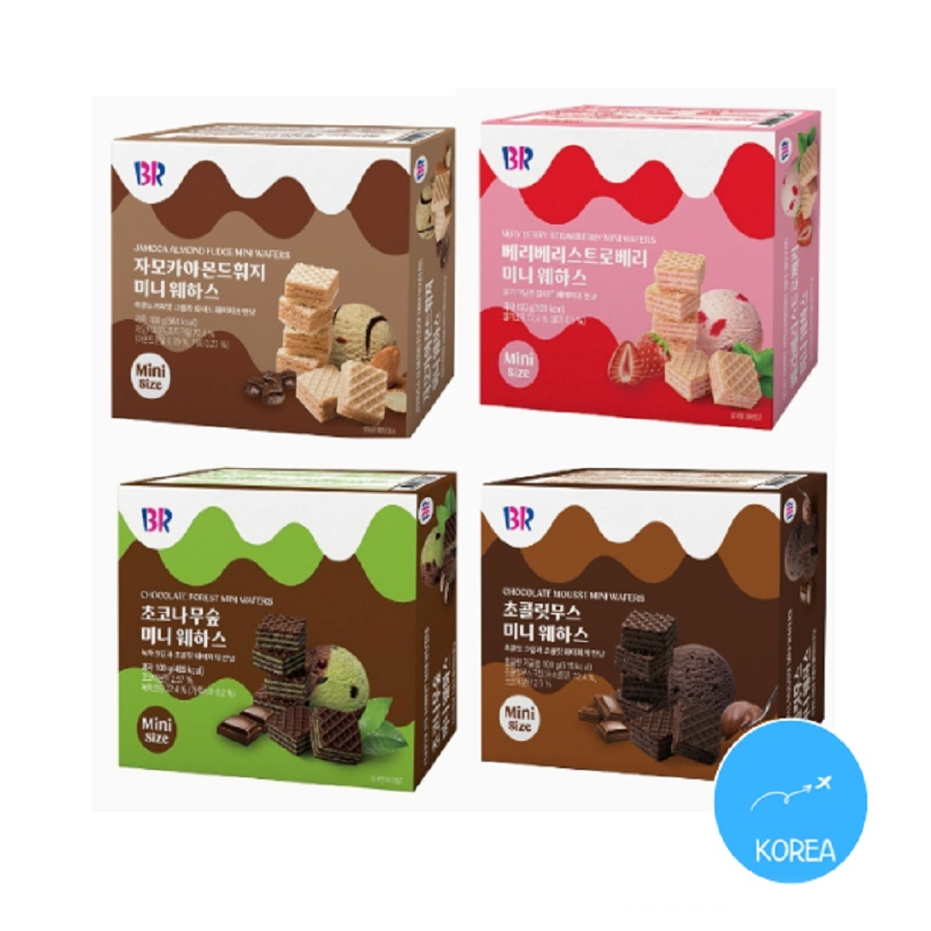 

Snack BASKIN ROBBINS Mini Wafers asal Korea