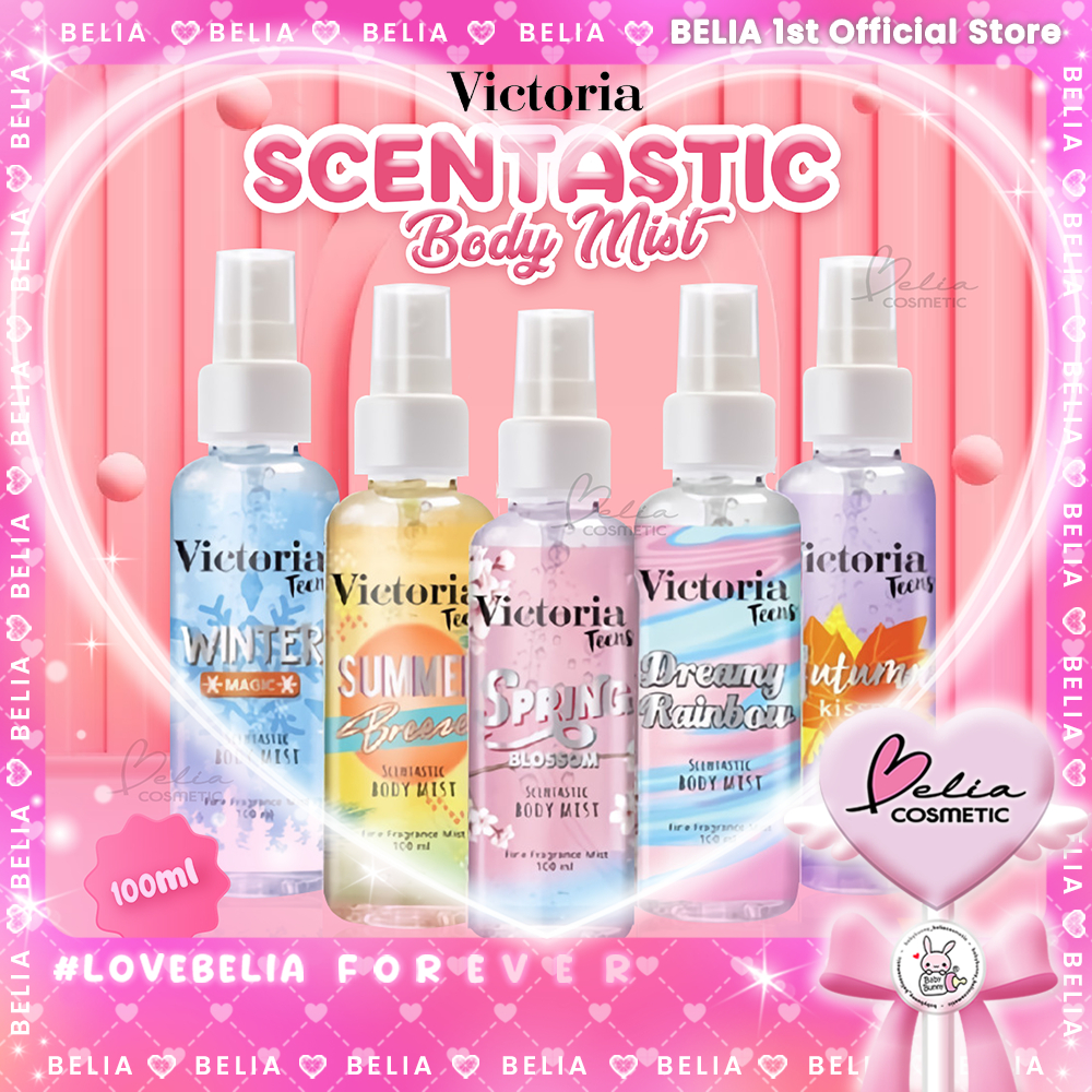 ❤ BELIA ❤ VICTORIA TEENS Scentastic Body Mist 100 ML | Fine Fragrance Mist | Summer Breeze | Winter 