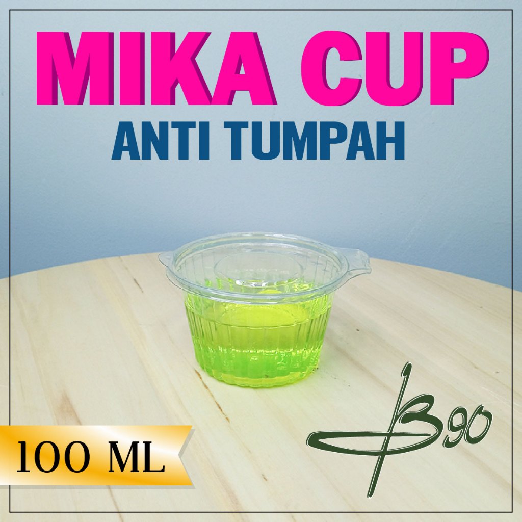 Mika Cup Saus 100 ml , MIKA PUDDING 100 ML , ISI 50