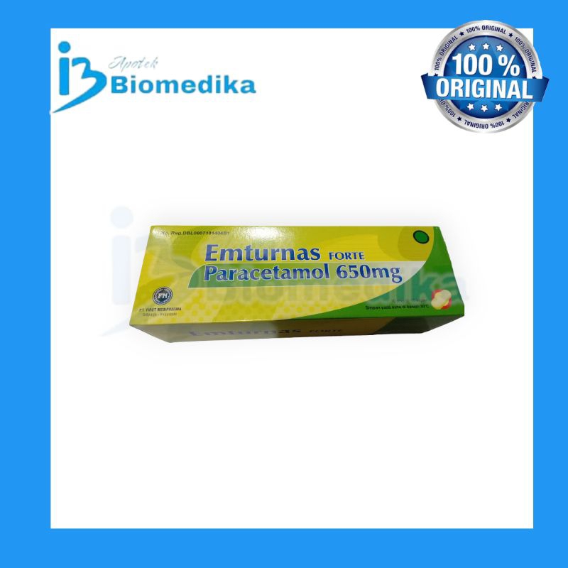 EMTURNAS FORTE TAB 1BOX 10STRIP OBAT DEMAM DAN NYERI