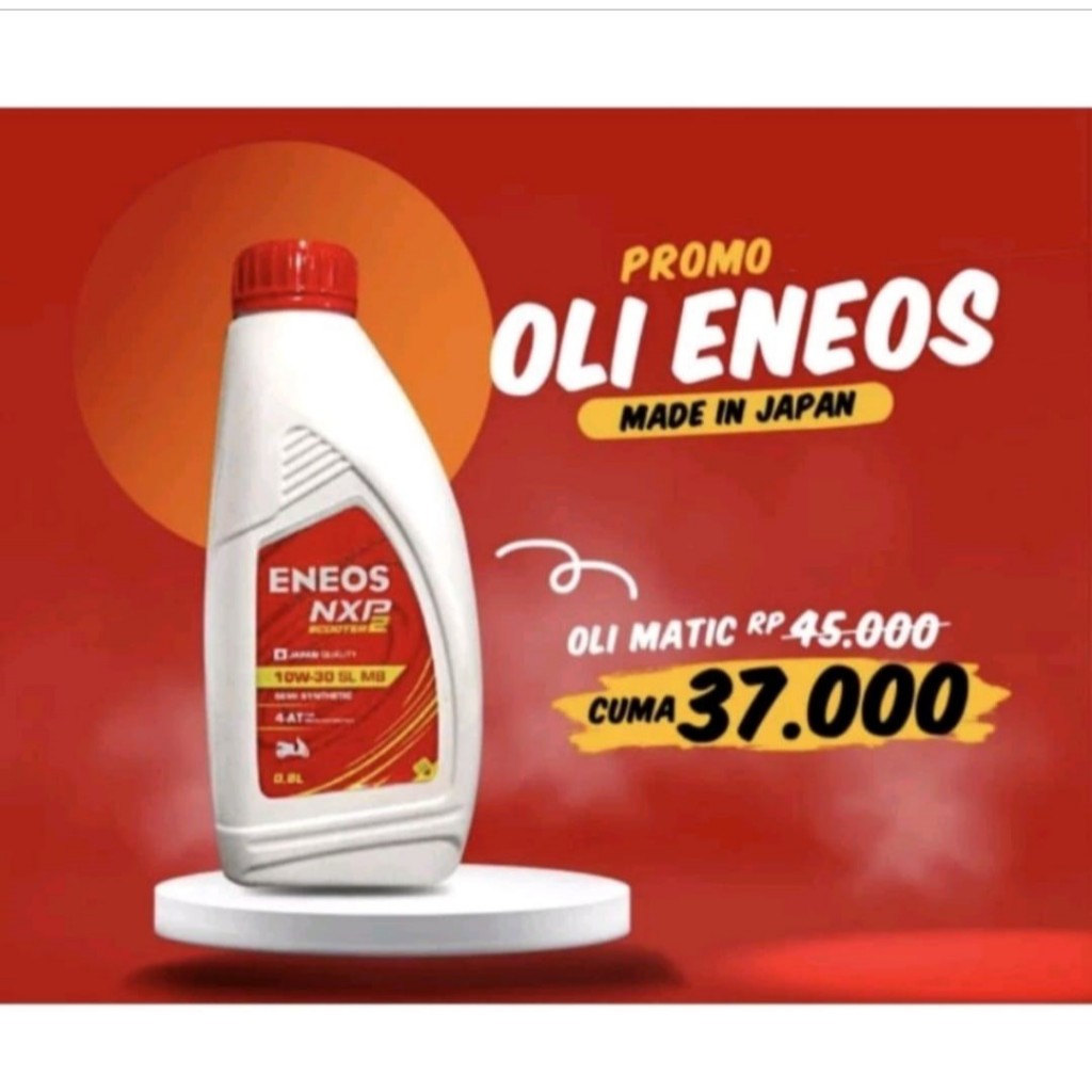 ENEOS NXP OIL Scooter 2 10W-30 SL NXP2 MB Semi Synthetic / Oli Eneos NXP 2 Matic 0.8 Liter Original