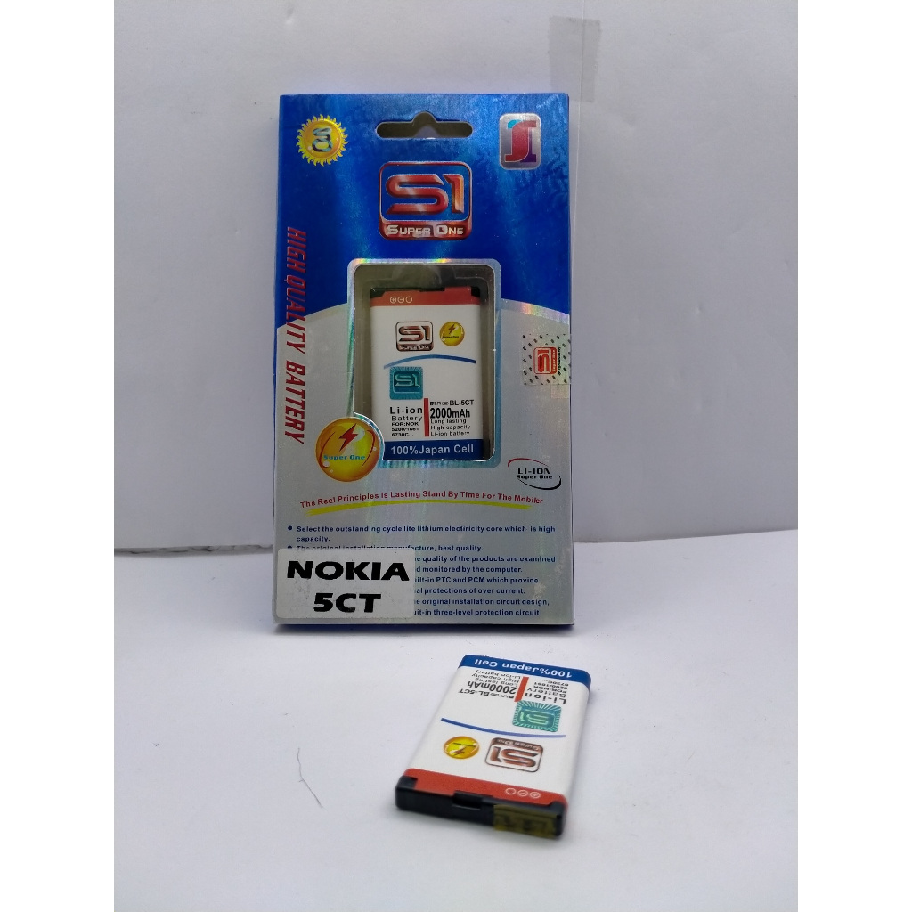 Baterai Batre Batrai Nokia 5CT BL 5CT 5220 5630 6303C 6303I Original Superone