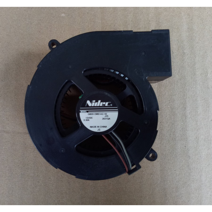 Kipas Keong Fan Blower Proyektor Server Nidec G80S12MS1AZ 12V 0.3A