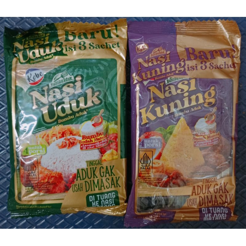 

Kobe Bumbu nasi uduk/nasi kuning isi 3x15gr