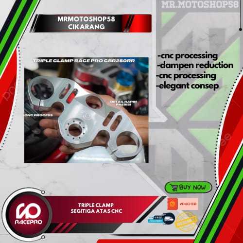 Triple clamp cbr250rr segitiga R15V3 V4 cbr 250rr SEGITIGA CBR 150R K45R 2021 CBR FACELIFT 150 LOKAL