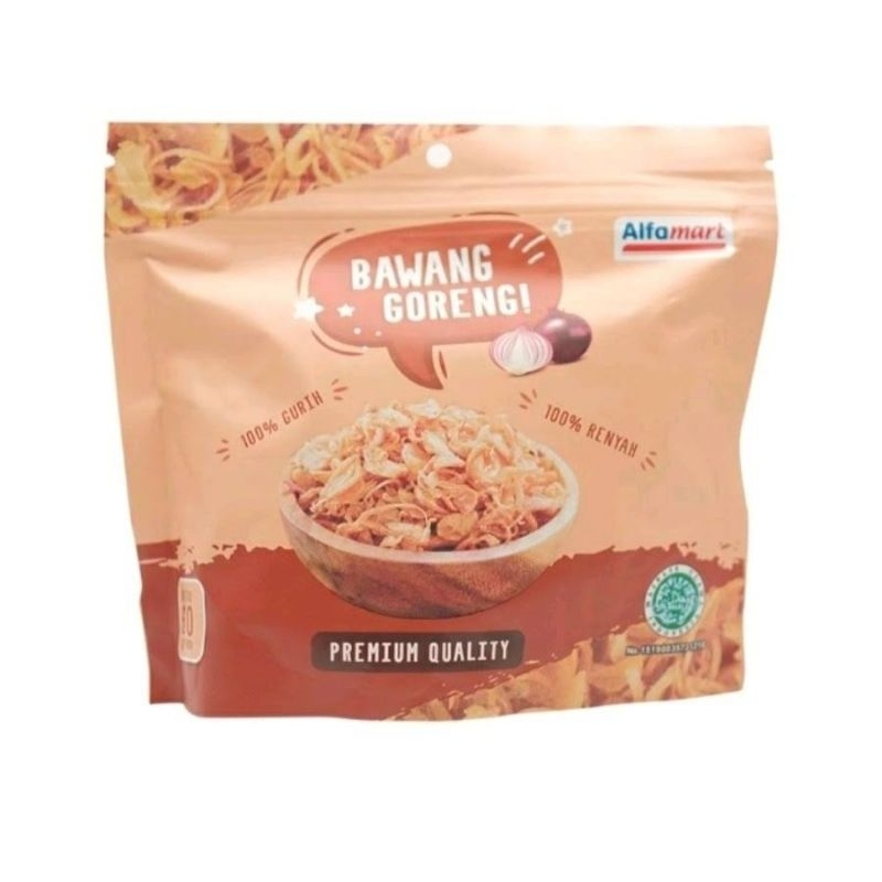 

Bawang Goreng Premium Quality Alfamart 60 Gram