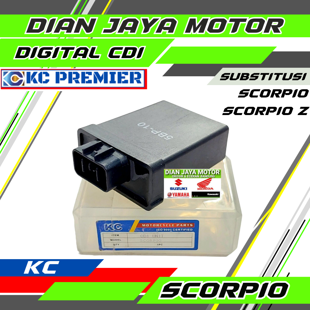 CDI Scorpio KC Premier Capasitor Discharge Ignition CDI yamaha Scorpio Scorpio Z DJM Dian Jaya Motor