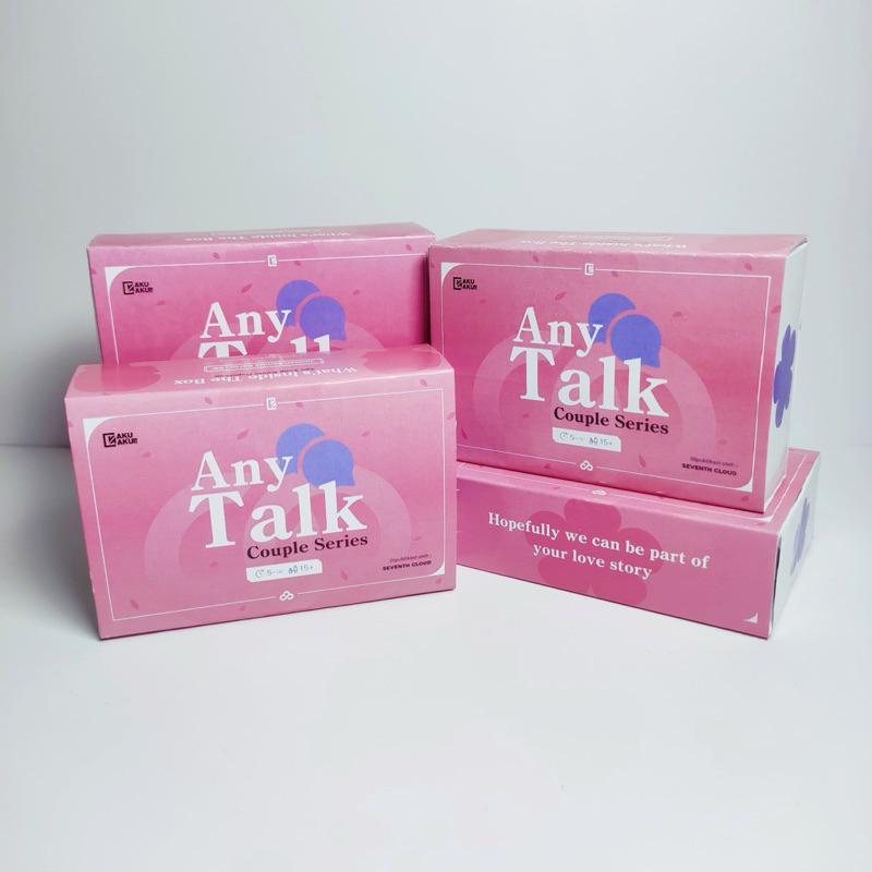 Any Talk Couple Series | Kartu Deep Talk Pasangan | Kartu Permainan | Kartu Obrolan Permainan | Hear