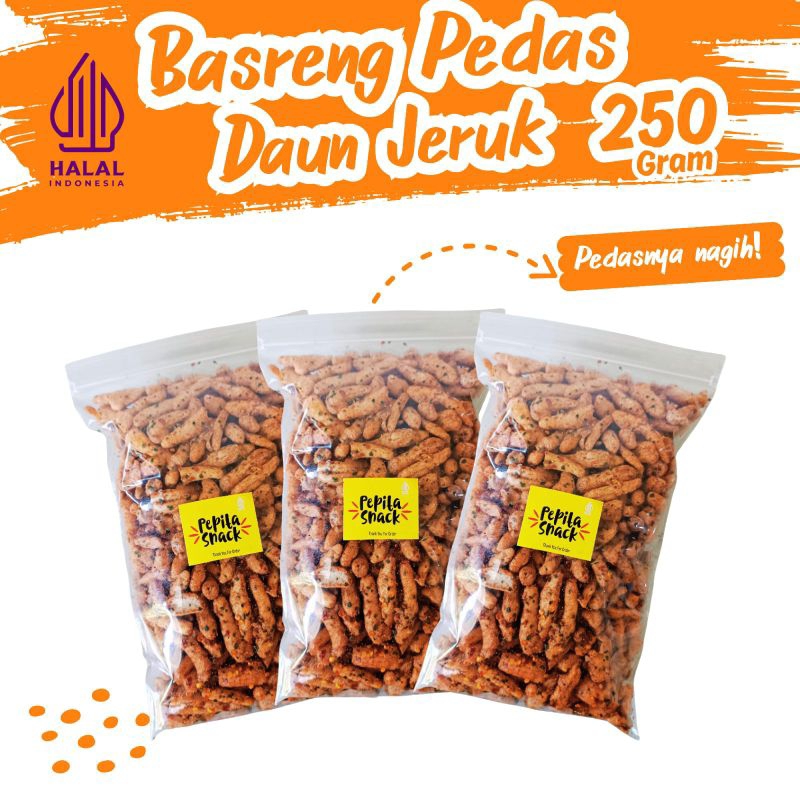 

Basreng pedas daun jeruk 250gram Enak Murah