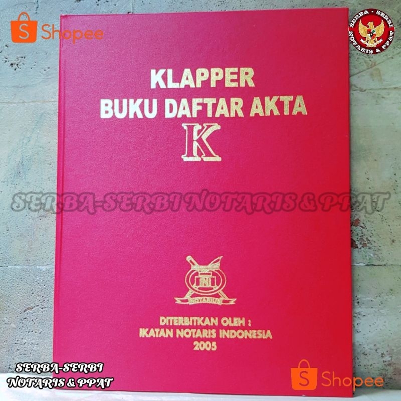 

Buku klapper daftar akta abjad huruf K