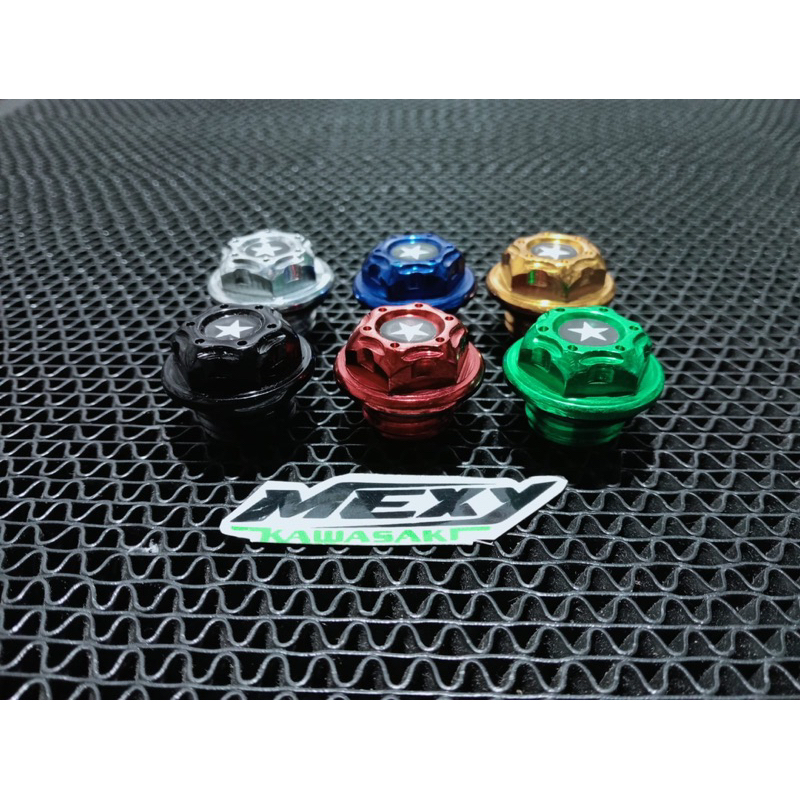 TUTUP OLI MESIN TUTUP OLI BAK MESIN PARIASI MEDEL CNC BUAT NINJA R NINJA SS NINJA RR OLD RR NEW KAWA