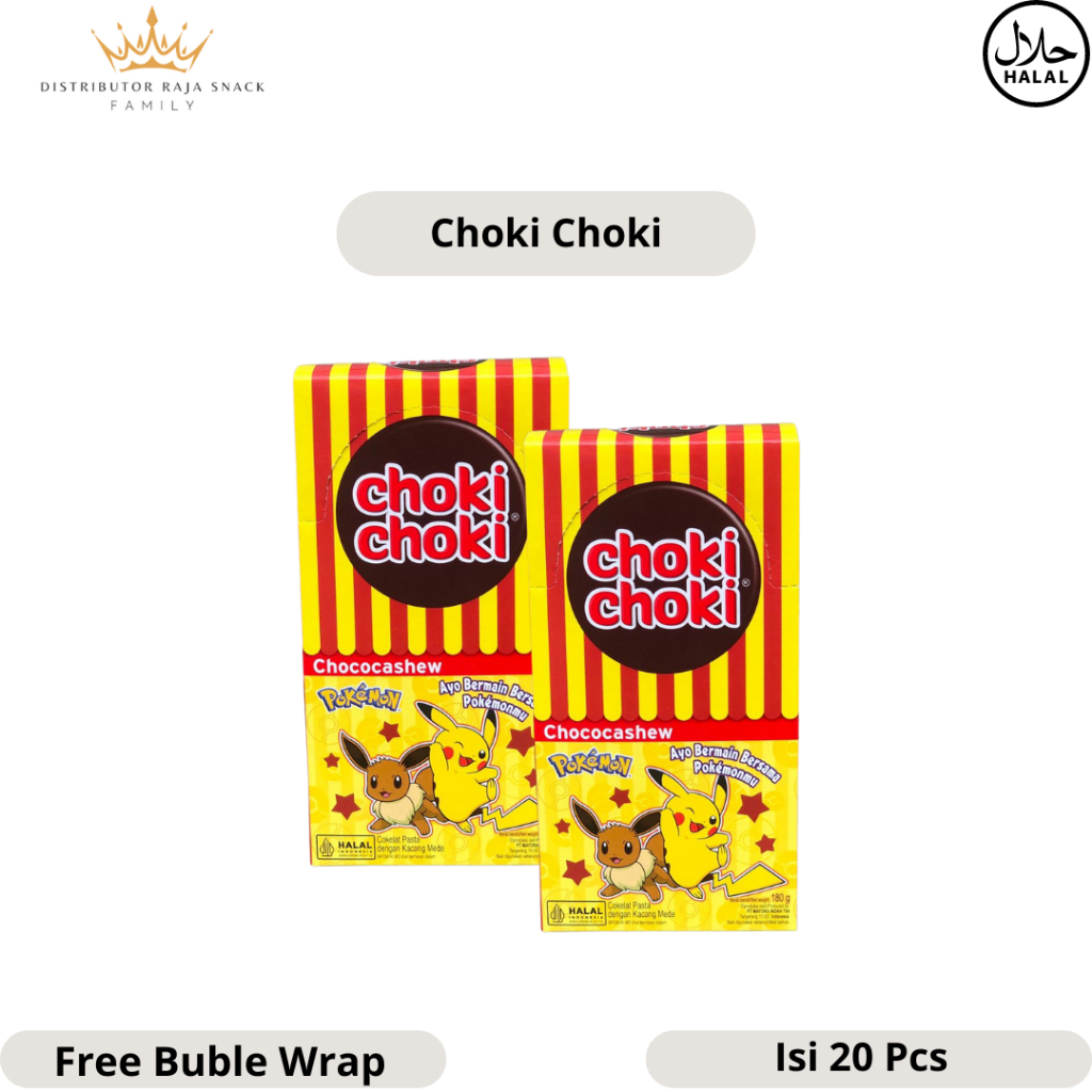 

Choki Choki Chococashew 1 Box isi 20 pcs @11gram