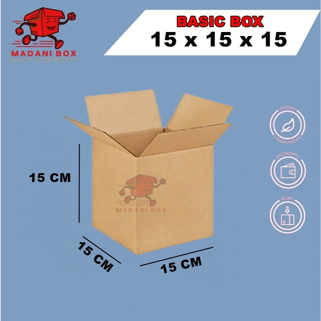 

Kardus Packing 15x15x5 - Karton Box Dus Packaging Hampers Murah