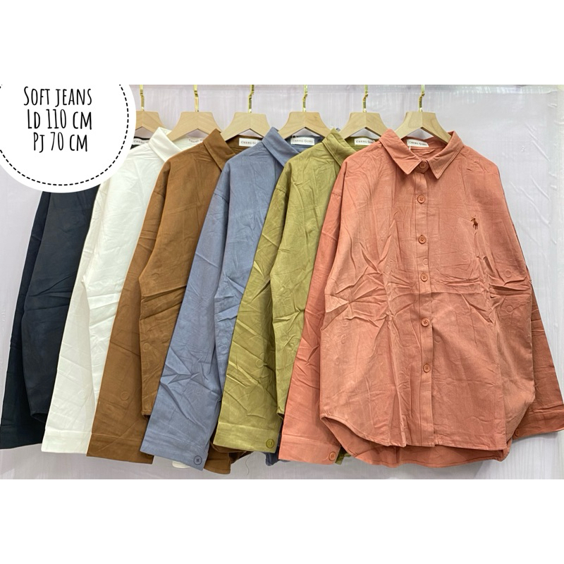 KEMEJA OVERSIZE IMPORT WANITA