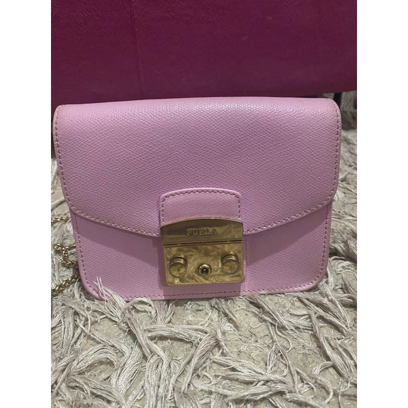 Preloved Furla Metropolis Dusty Pink GHW