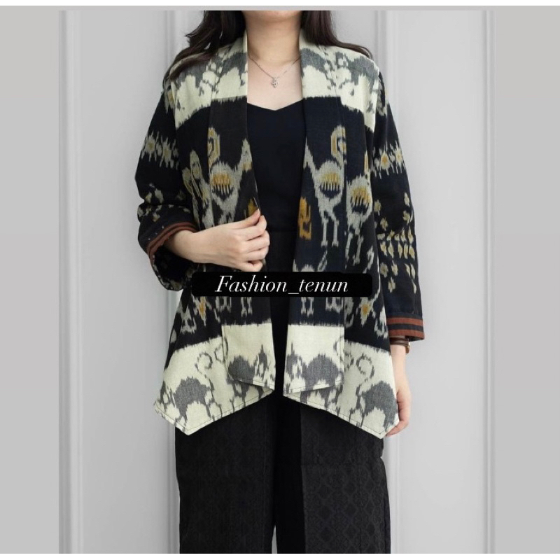 BLAZER GENDIS TENUN SERIES / OUTER WANITA / OUTER BATIK / JAS WANITA / BAJU KANTOR / SERAGAM KANTOR 