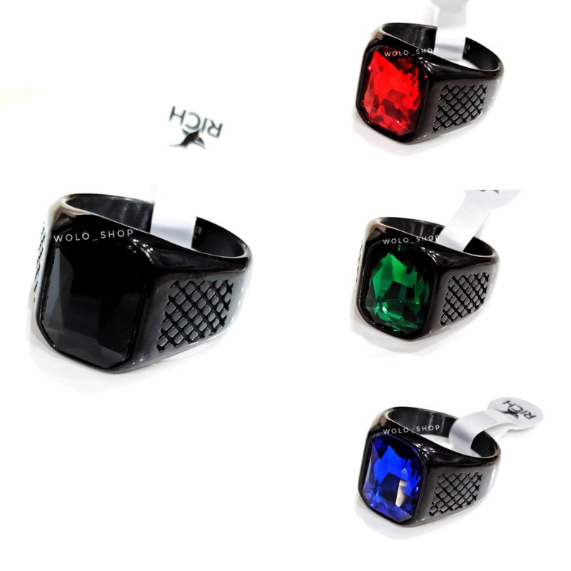 Cincin Pria Super Keren Ekslusif Warna Hitam