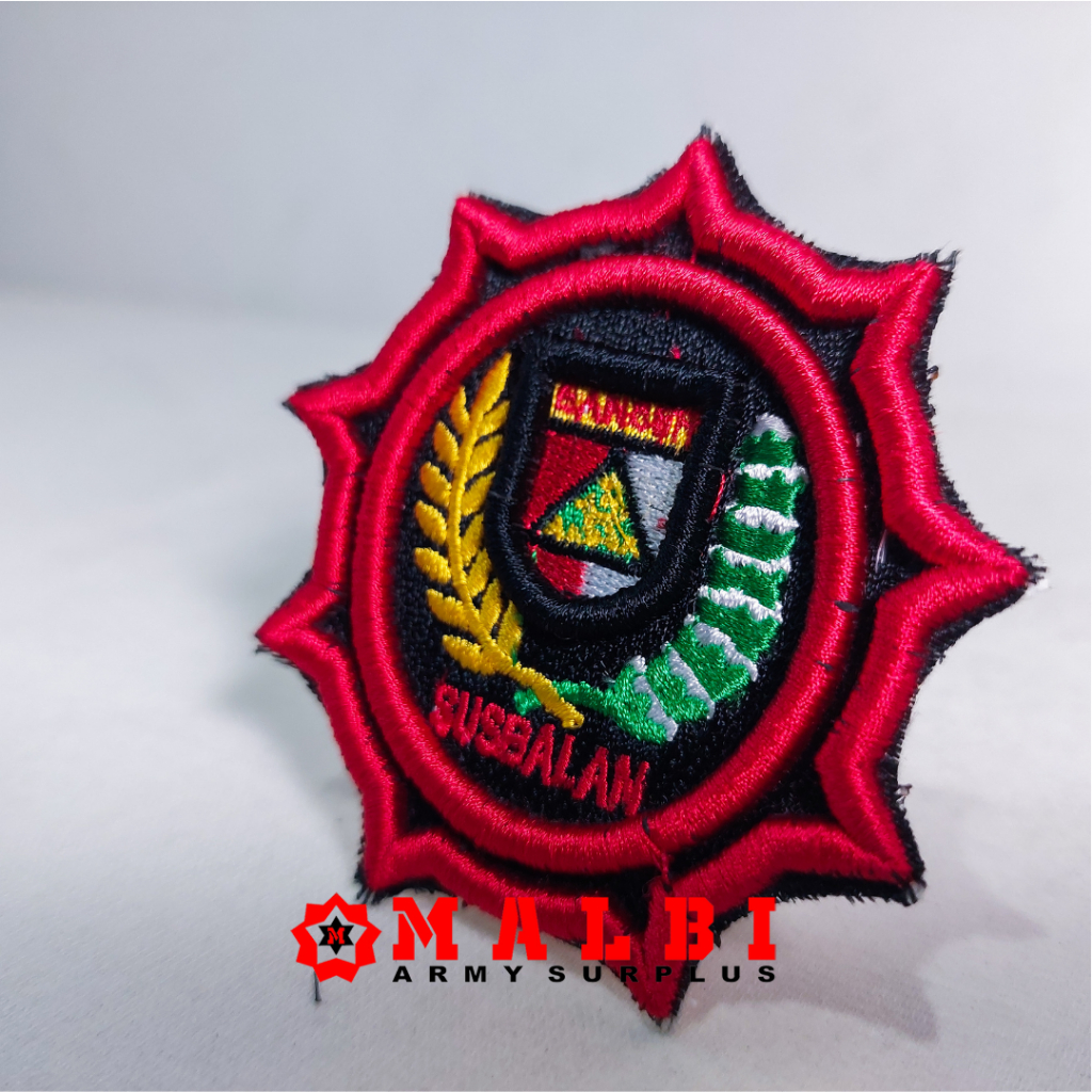 Atribut BANSER Timbul Bet Badge SUSBALAN Banser