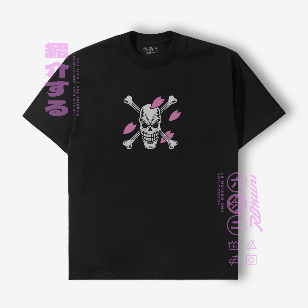 ROKUNI T-Shirt Unisex | Dr. HIRILUK/ Dr. HILULUK/ Dr. HIRURUK SAKURA KINGDOM | Kaos One Piece