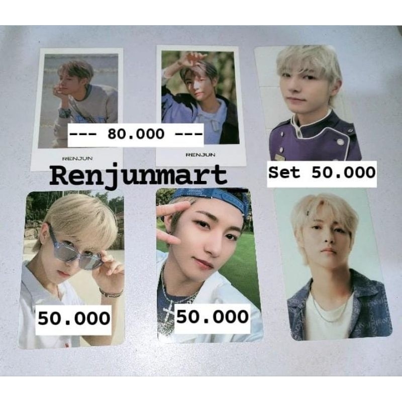 [READY STOCK] PHOTOCARD DAN POLAROID HUANG RENJUN NCT DREAM FROM HOME SEASON GREETING BALLON MD