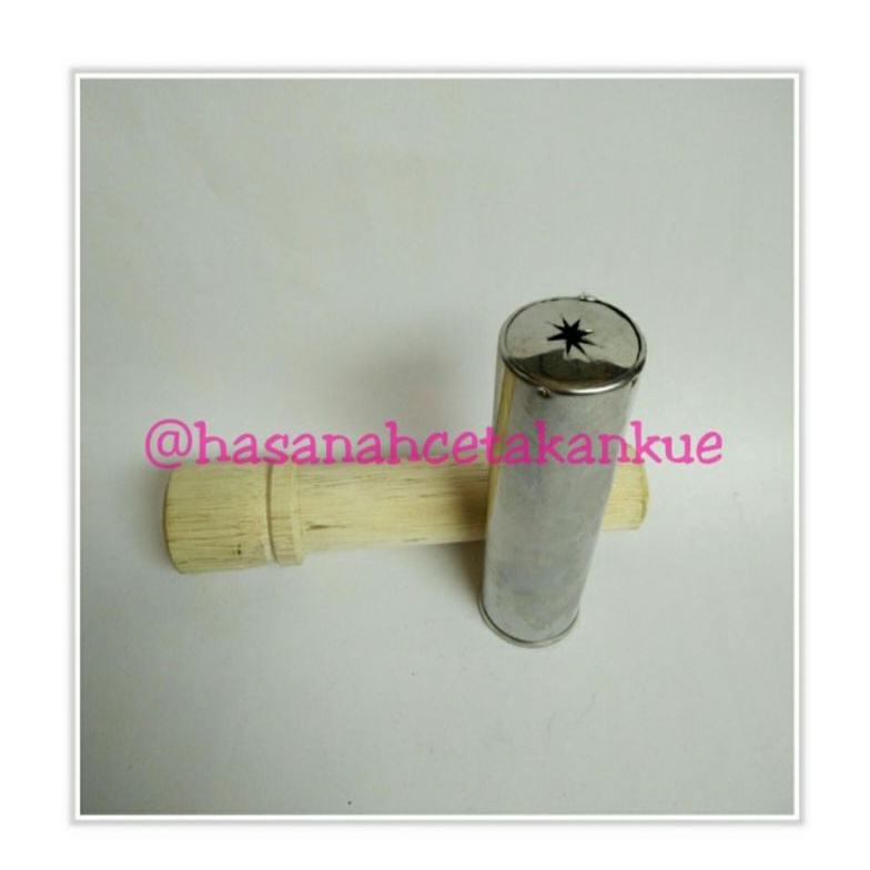 GOGO Cetakan Kue Alat Tradisional Pembuat Akar Kelapa Dorong Kayu Jadul