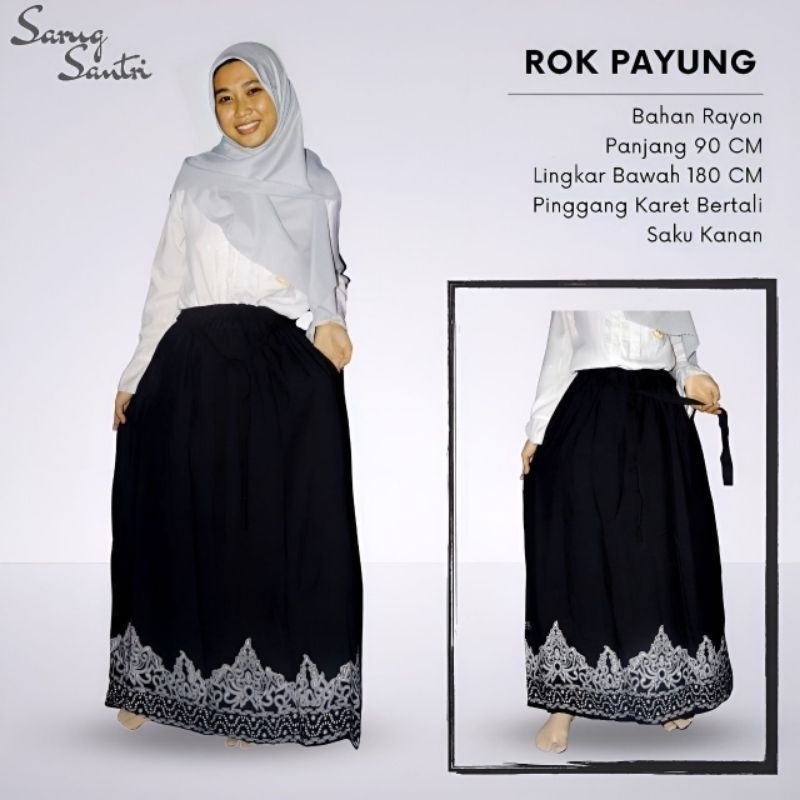 Rok Payung / Sarung wanita / sarung santri putri/ sarung perempuan/ sarung cewek sarung gloyor