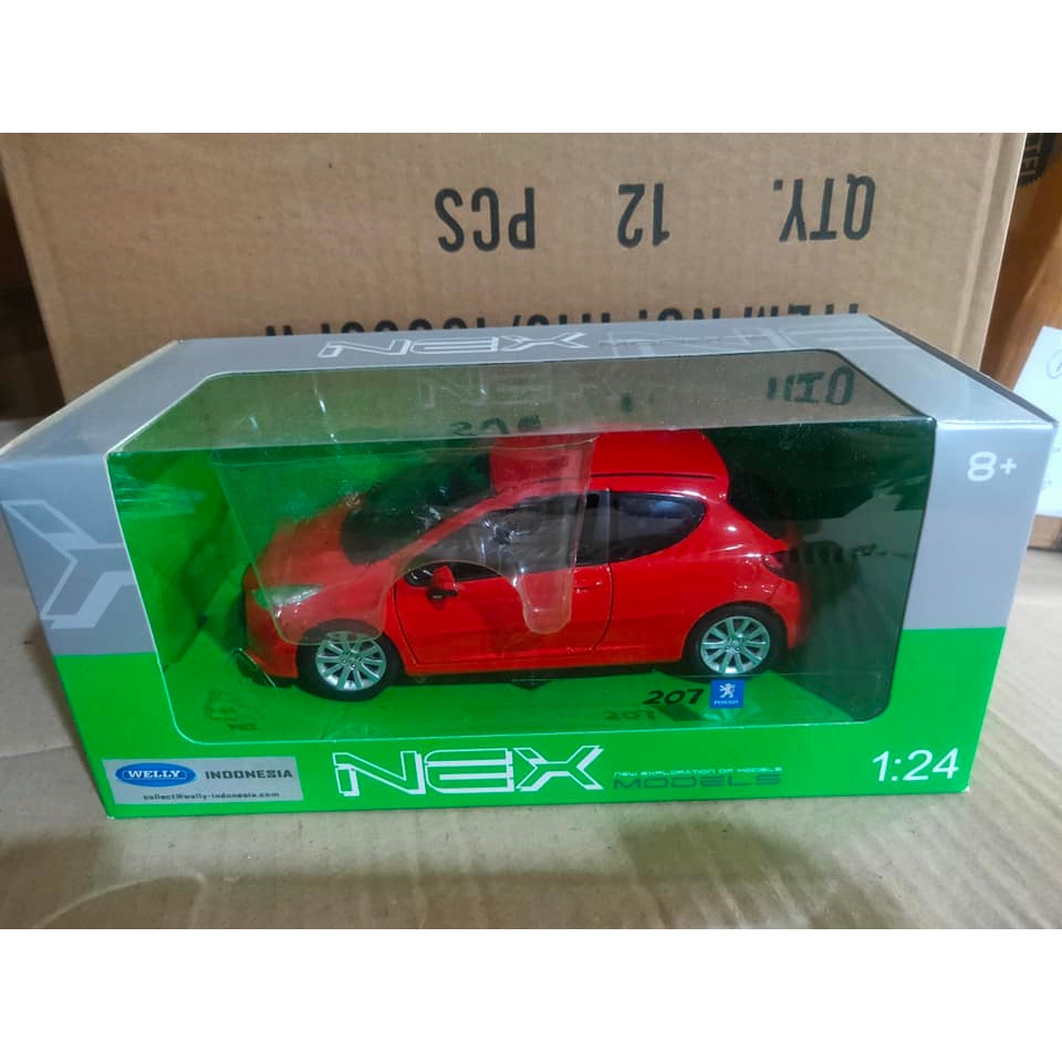 TERBARU Diecast Mobil Peugeot 27 Welly Nex Skala 124