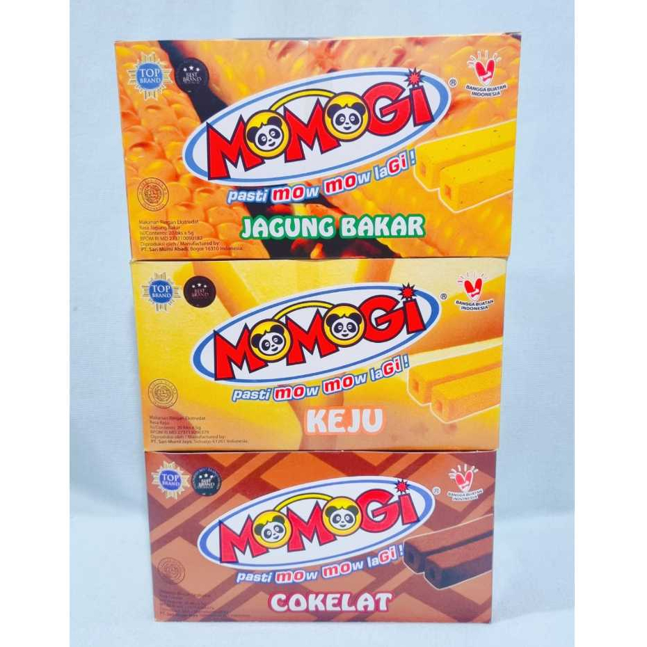 

Momogi Jagung Bakar / Keju / Coklat (1 Box isi 20 Pcs)