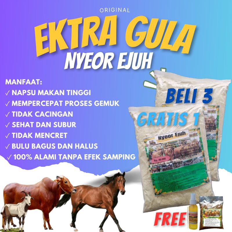 JAMU SAPI ALAMI NYEOR EJUH EXTRA GULA PENGGEMUK SAPI JAMU NYEOR EJUH JAMU PENGGEMUK SAPI VITAMIN KAM