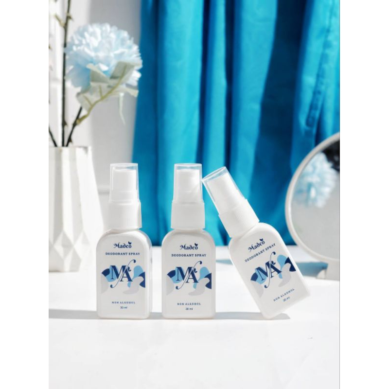 MADEO MINI TRAVEL SIZE/Ma Deodoran spray Non Alkohol/Ma deodorant spray/madeo/madeo makassar/madeo d