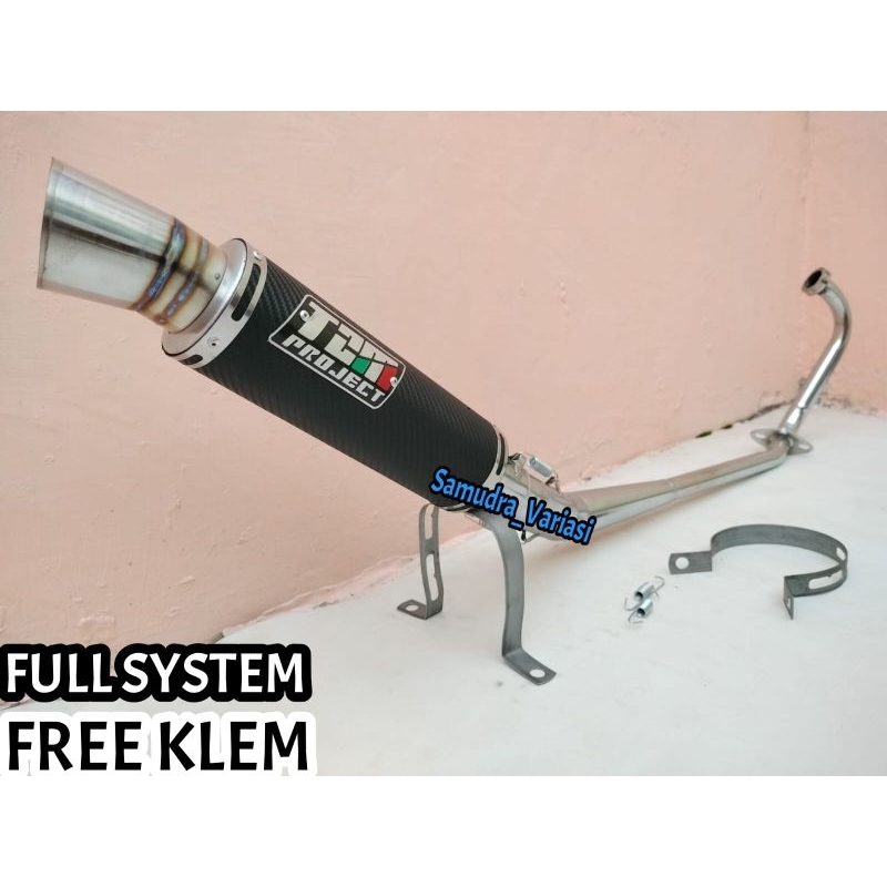 Knalpot Racing Tzm Project Varian Type Motor Jupiter MX OLD 135, Jupiter MX 135 New, Satria Fu karbu