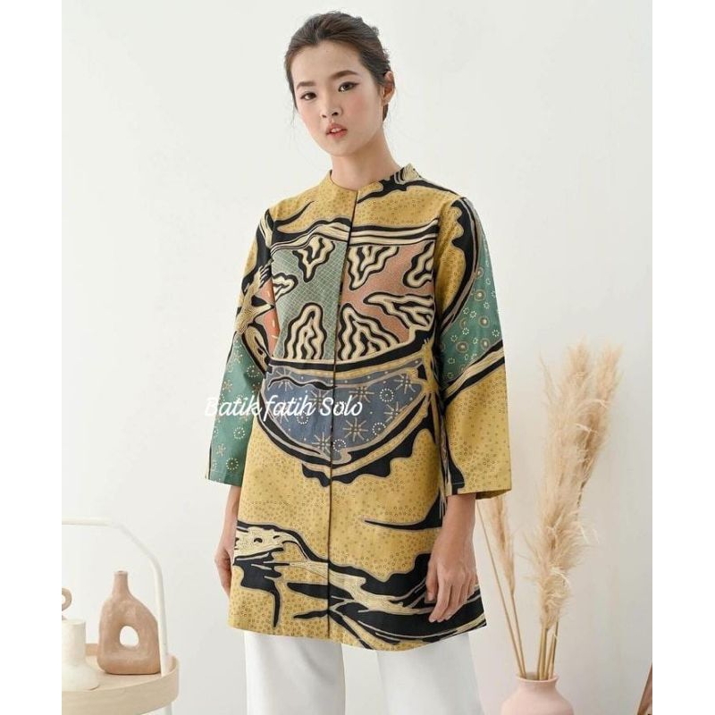 Tunik Wanita Premium Batik Solo