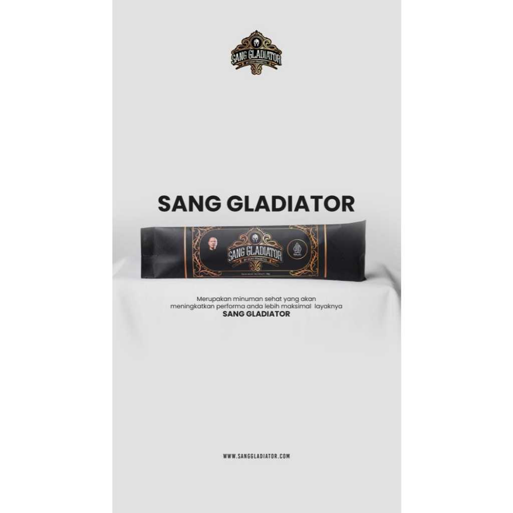 

paket isi 6 sachet kopi pilihan untuk pria [kopi gladiator]