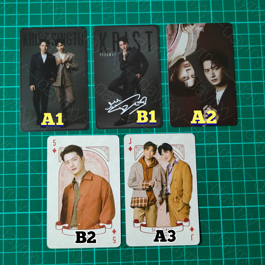 Krist Singto - Photocard Signature GMMTV Exhibition JAPAN [Official]