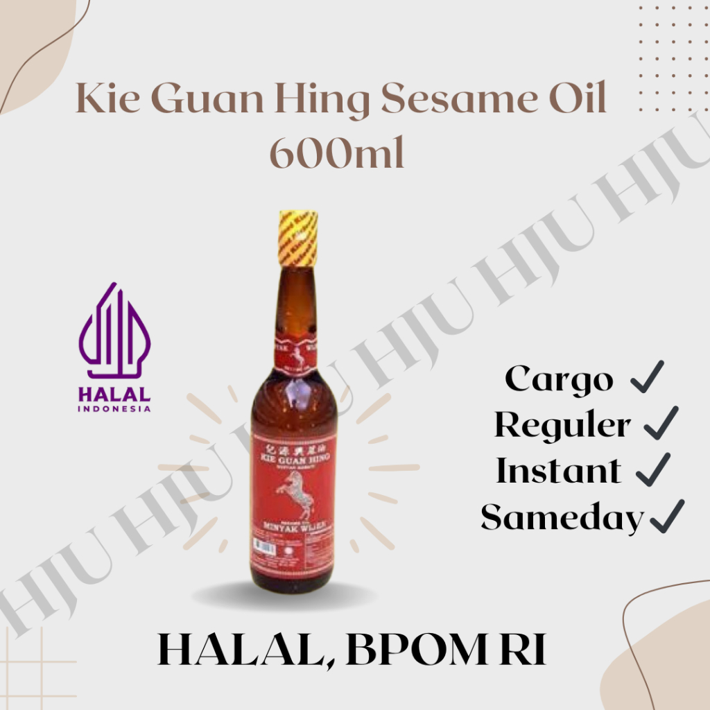 

Minyak Wijen Kie Guan Hing Sesame Oil 600ml