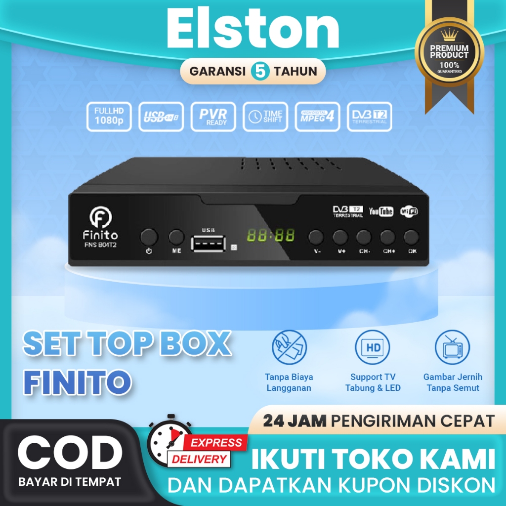 Set Top Box TV Digital Set Box TV  Antene TV  Digital Antena Digital TV Tabung Antena