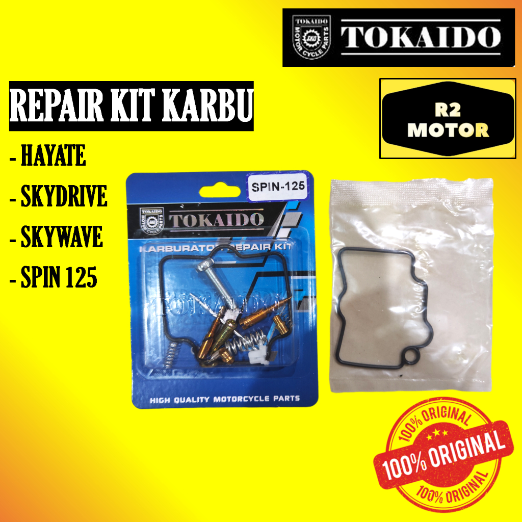 TKD REPAIR KIT KARBURATOR HAYATE SKYDRIVE SKYWAVE SPIN 125 TOKAIDO MURAH KUAT PRESISI