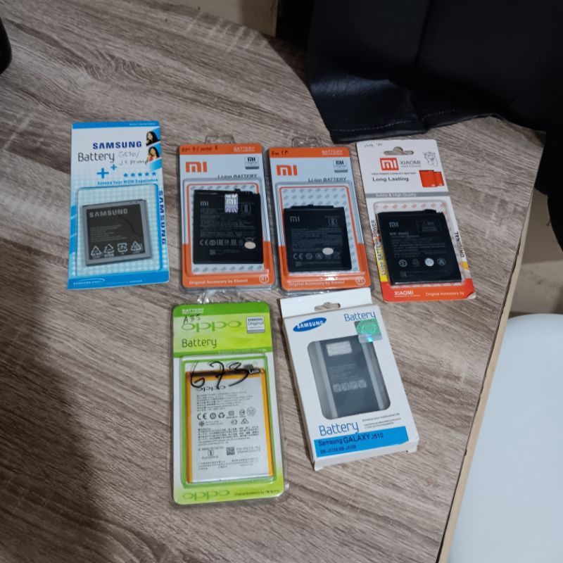 Jual murah baterai hp samsung, oppo, xiaomi - obral cuci gudang
