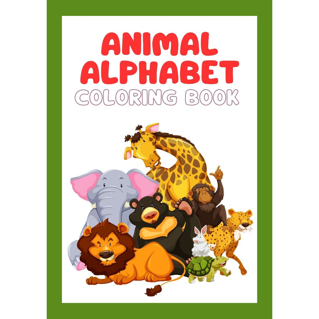 

Animal Alfhabet Coloring Book I Buku Mewarnai Hewan Huruf Alphabet