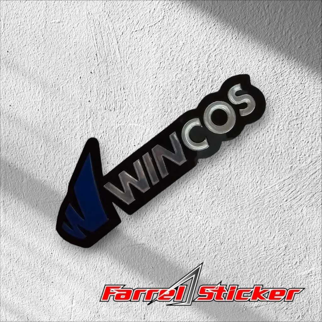 Stiket wincos kaca film sticker eblem emboss wincos window film