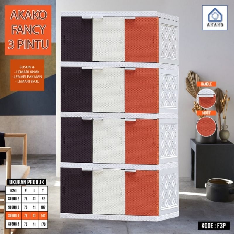 Akako Fancy 3 Pintu
