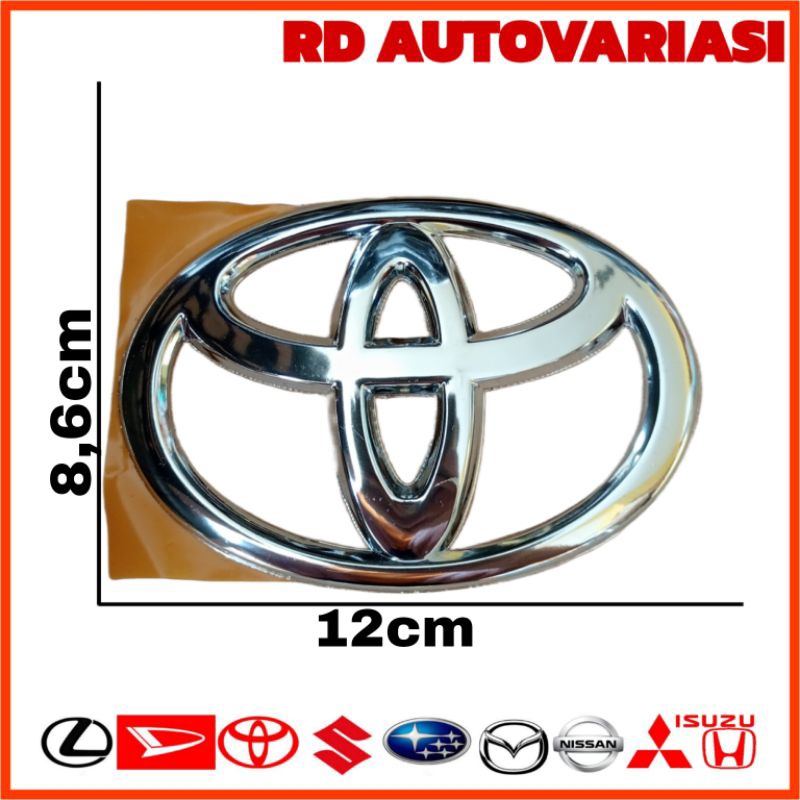 Logo Toyota Original/ Logo Mobil Toyota Universal/ Logo Depan/ Logo Belakang