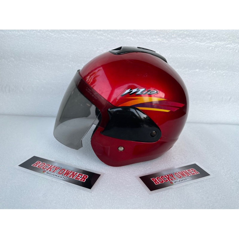 HELM YAMAHA MIO MERAH CLASIK SPORTY ORIGINAL